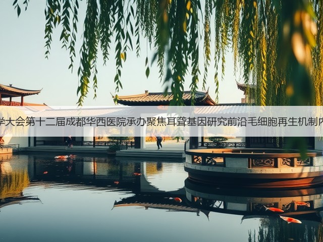 中国听觉科学大会第十二届成都华西医院承办聚焦耳聋基因研究前沿毛细胞再生机制内耳递送技术(图3) 中国听觉科学大会第十二届成都华西医院承办聚焦耳聋基因研究前沿毛细胞再生机制内耳递送技术(图3)