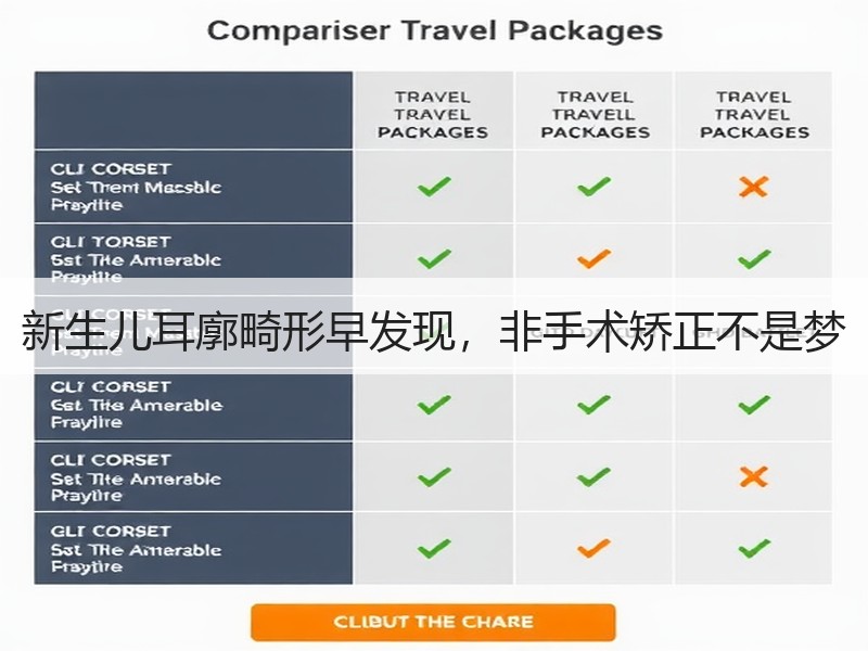 新生儿耳廓畸形早发现，非手术矫正不是梦