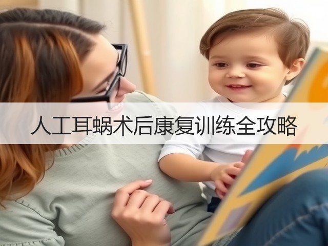 人工耳蜗术后康复训练全攻略(图2) 人工耳蜗术后康复训练全攻略(图2)