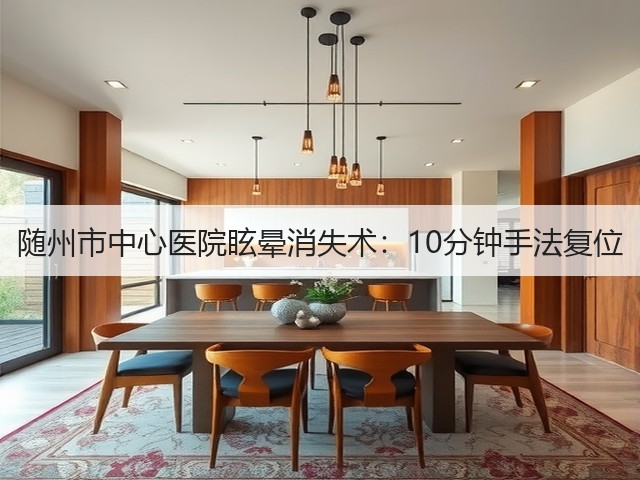 随州市中心医院眩晕消失术：10分钟手法复位(图3)