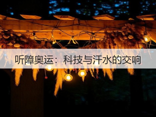 听障奥运:科技与汗水的交响(图2) 听障奥运:科技与汗水的交响(图2)