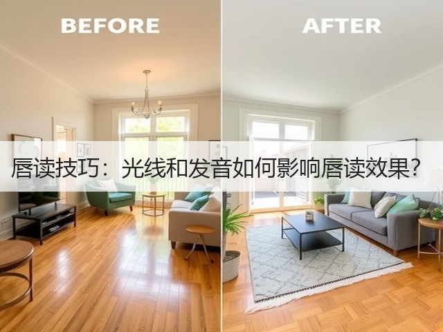 唇读技巧:光线和发音如何影响唇读效果?(图3) 唇读技巧:光线和发音如何影响唇读效果?(图3)