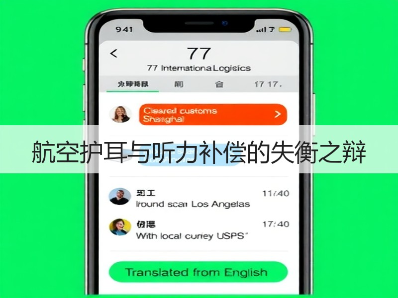 航空护耳与听力补偿的失衡之辩
