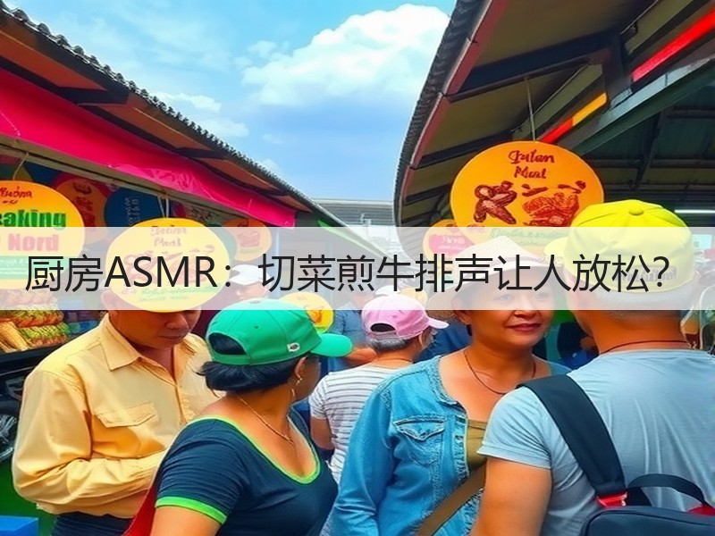 厨房ASMR：切菜煎牛排声让人放松？