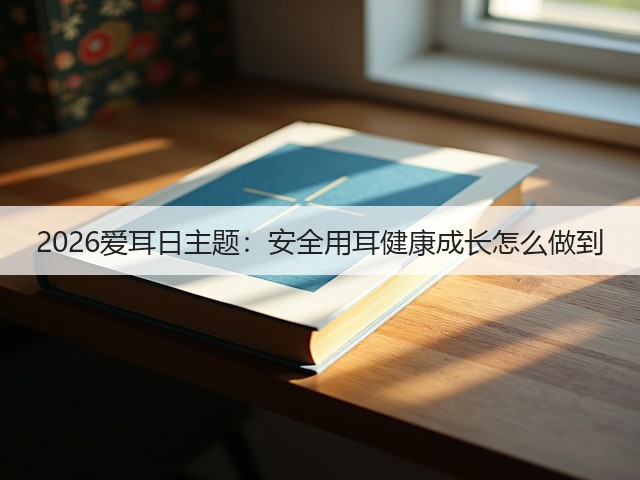 2026爱耳日主题:安全用耳健康成长怎么做到(图2) 2026爱耳日主题:安全用耳健康成长怎么做到(图2)