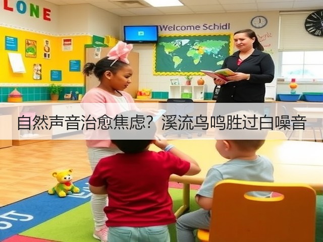 自然声音治愈焦虑?溪流鸟鸣胜过白噪音(图3) 自然声音治愈焦虑?溪流鸟鸣胜过白噪音(图3)