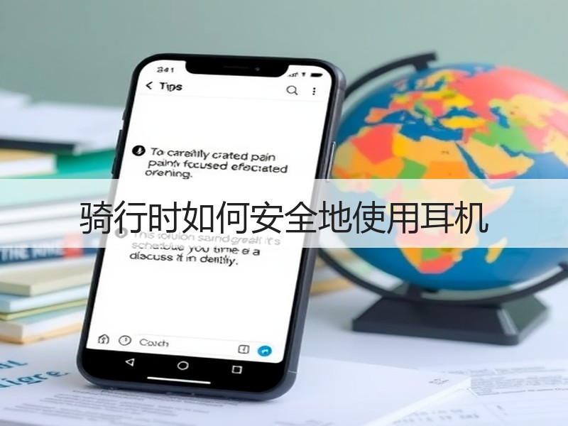 骑行时如何安全地使用耳机