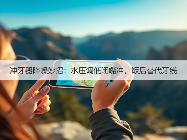 冲牙器降噪妙招：水压调低闭嘴冲，饭后替代牙线(图2)