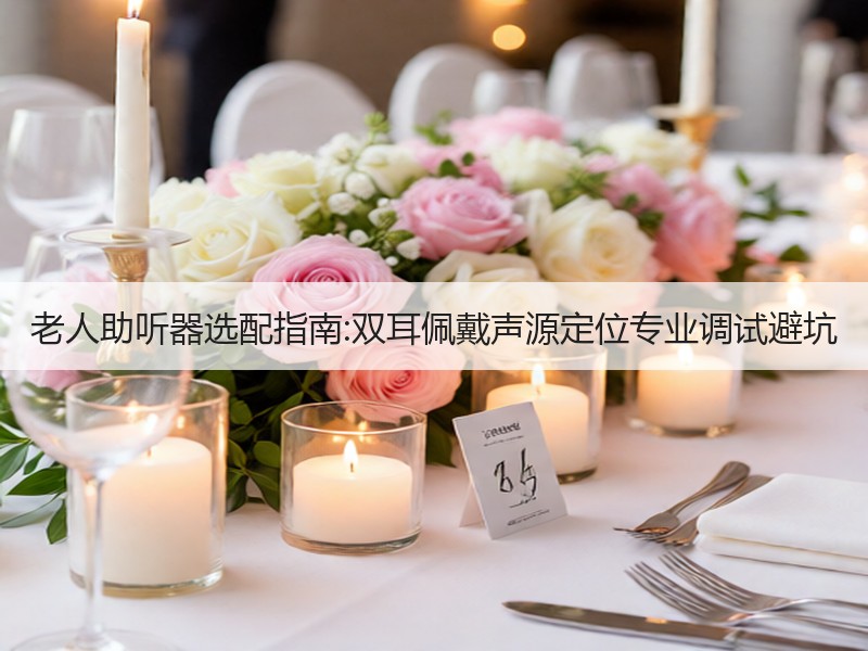 老人助听器选配指南:双耳佩戴声源定位专业调试避坑