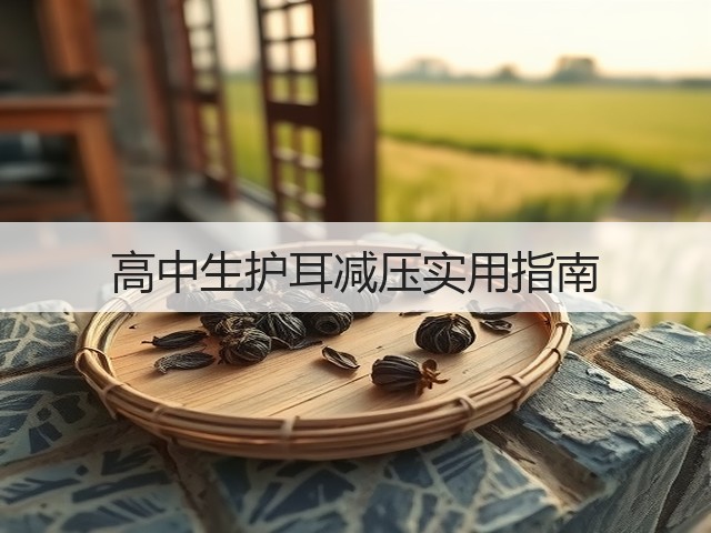 高中生护耳减压实用指南(图1) 高中生护耳减压实用指南(图1)