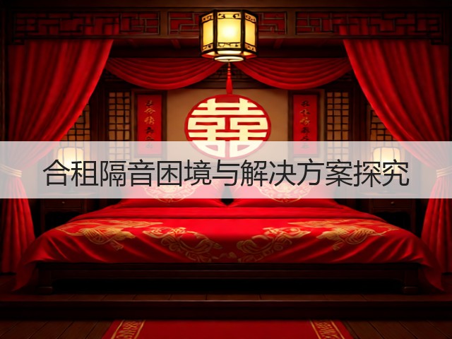 合租隔音困境与解决方案探究(图1) 合租隔音困境与解决方案探究(图1)