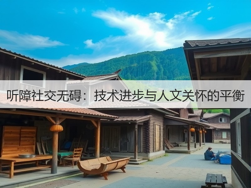 听障社交无碍：技术进步与人文关怀的平衡