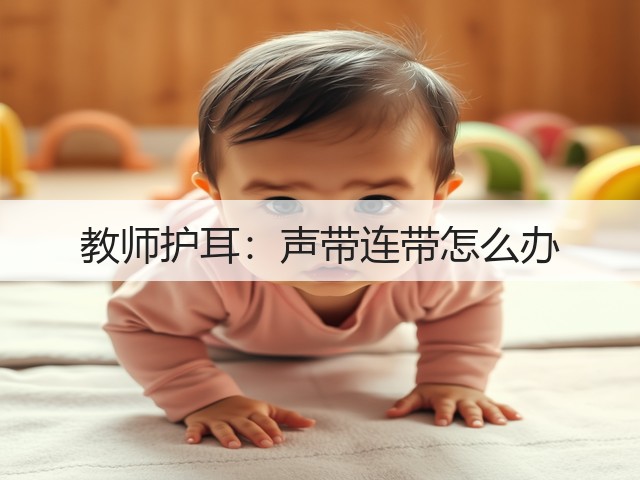 教师护耳：声带连带怎么办(图1)