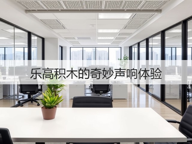 乐高积木的奇妙声响体验(图3) 乐高积木的奇妙声响体验(图3)