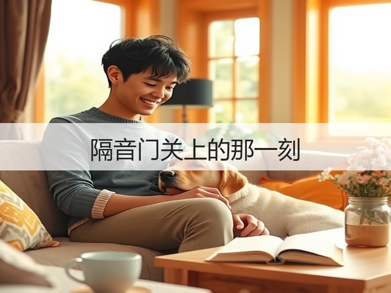 隔音门关上的那一刻
