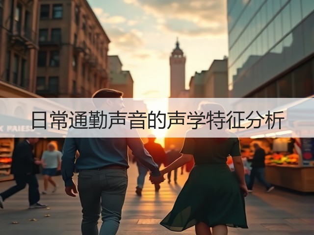 日常通勤声音的声学特征分析(图3) 日常通勤声音的声学特征分析(图3)