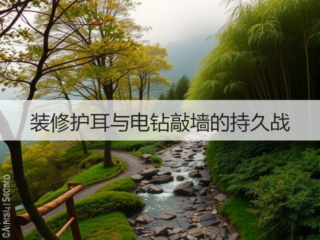 装修护耳与电钻敲墙的持久战(图2) 装修护耳与电钻敲墙的持久战(图2)