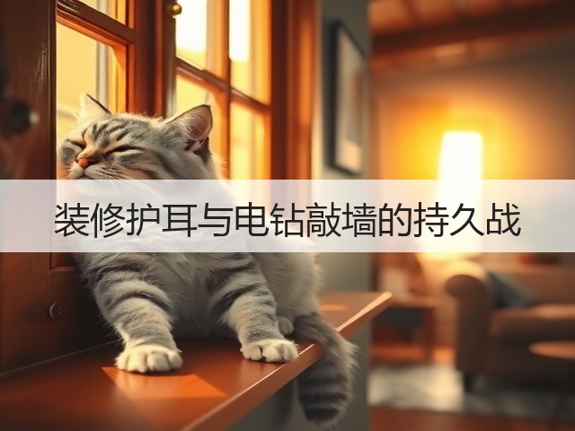 装修护耳与电钻敲墙的持久战(图3) 装修护耳与电钻敲墙的持久战(图3)