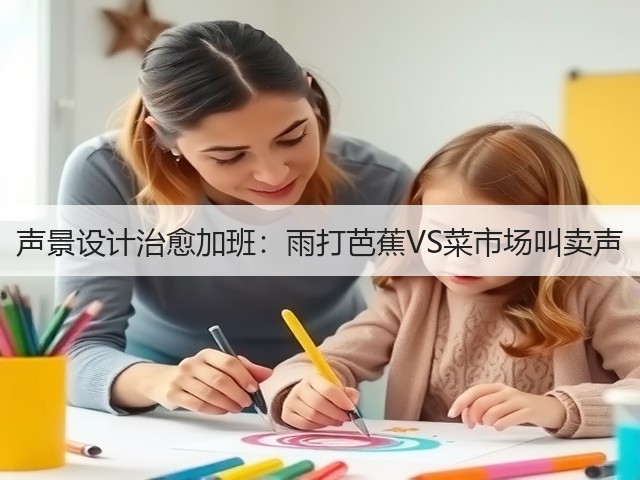 声景设计治愈加班:雨打芭蕉VS菜市场叫卖声(图3) 声景设计治愈加班:雨打芭蕉VS菜市场叫卖声(图3)