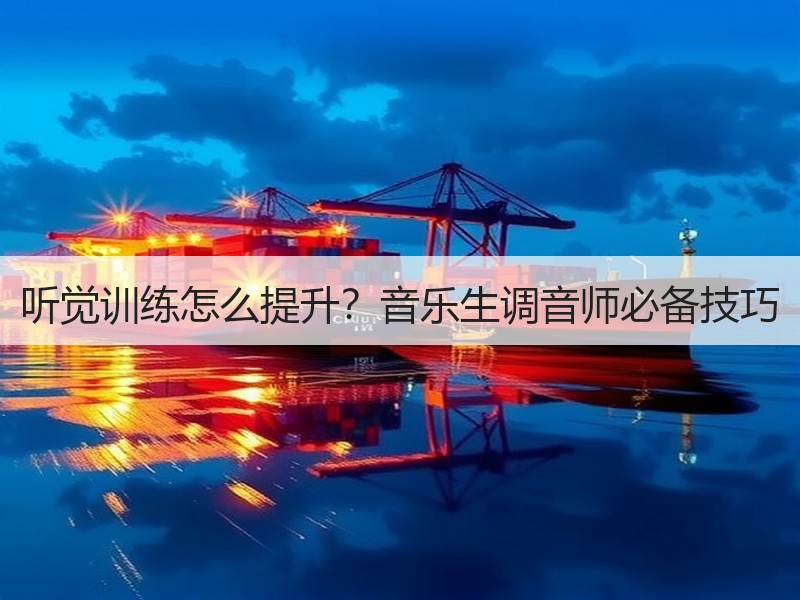 听觉训练怎么提升？音乐生调音师必备技巧