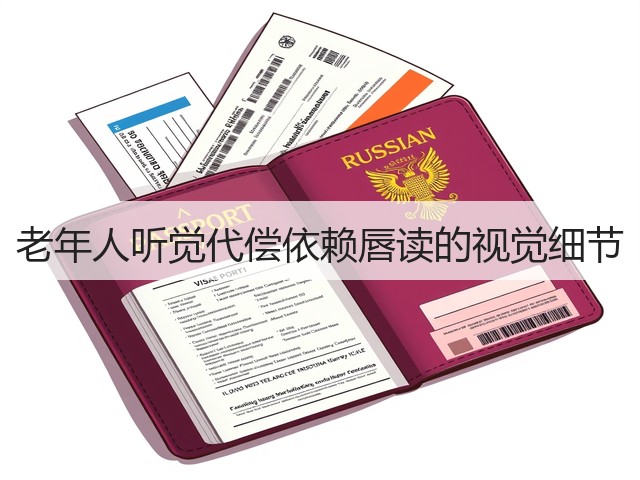 老年人听觉代偿依赖唇读的视觉细节(图1) 老年人听觉代偿依赖唇读的视觉细节(图1)