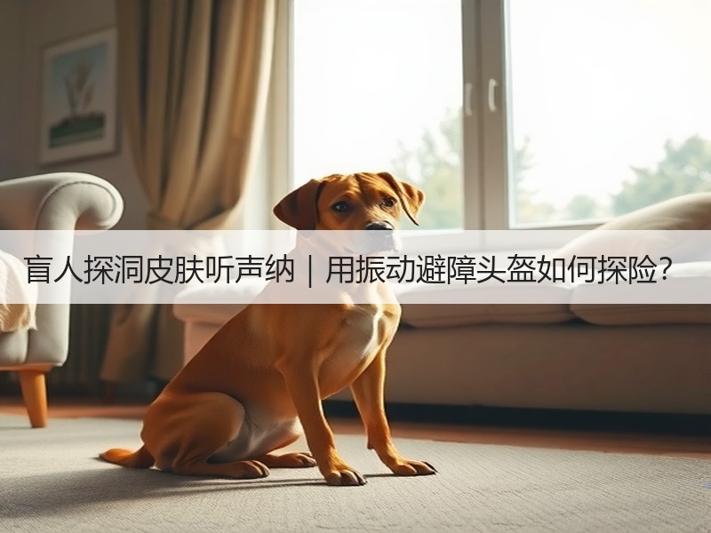 盲人探洞皮肤听声纳｜用振动避障头盔如何探险？