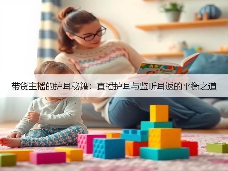 带货主播的护耳秘籍：直播护耳与监听耳返的平衡之道