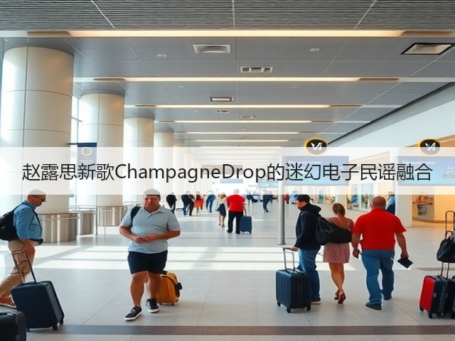 赵露思新歌ChampagneDrop的迷幻电子民谣融合(图1)
