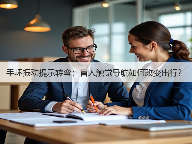 手环振动提示转弯：盲人触觉导航如何改变出行？