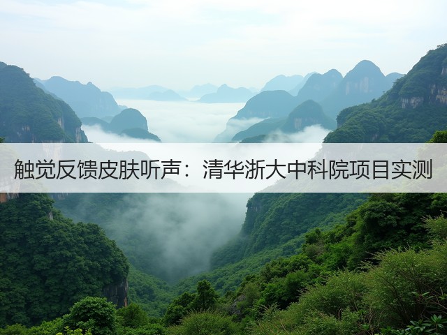触觉反馈皮肤听声:清华浙大中科院项目实测(图1) 触觉反馈皮肤听声:清华浙大中科院项目实测(图1)