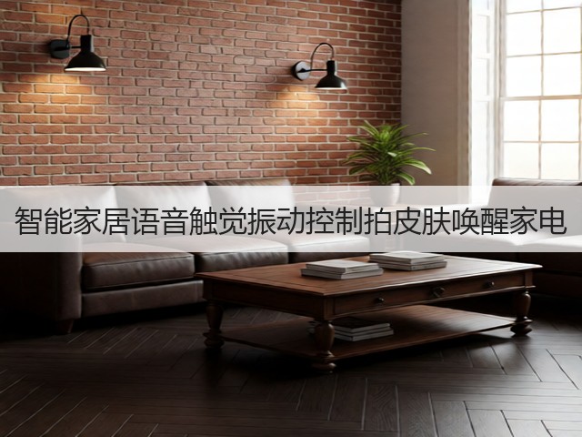 智能家居语音触觉振动控制拍皮肤唤醒家电(图1)