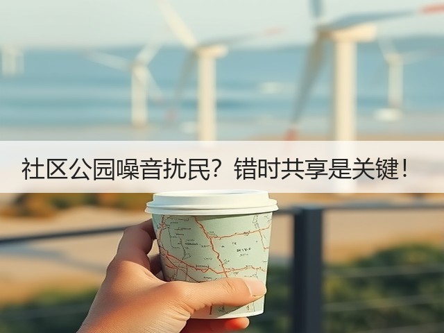 社区公园噪音扰民?错时共享是关键!(图1) 社区公园噪音扰民?错时共享是关键!(图1)