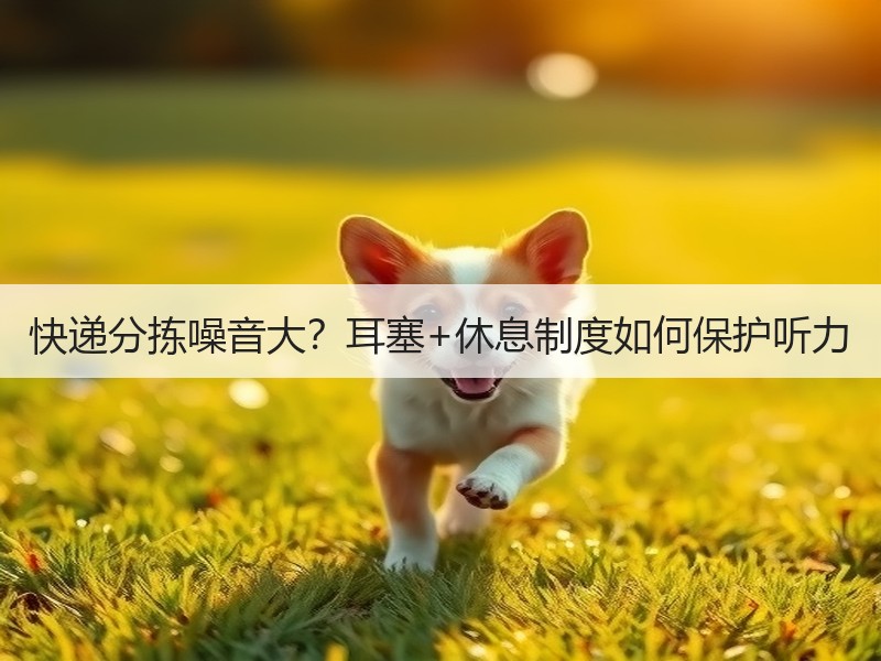 快递分拣噪音大？耳塞+休息制度如何保护听力