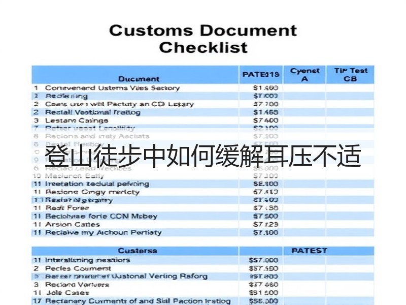 登山徒步中如何缓解耳压不适