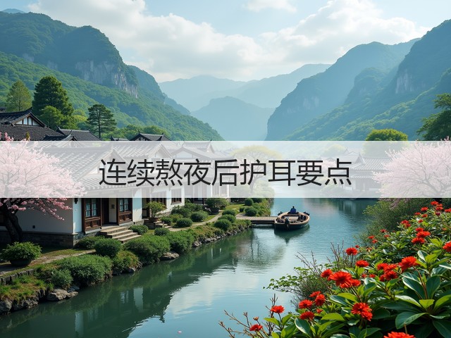 连续熬夜后护耳要点(图2) 连续熬夜后护耳要点(图2)