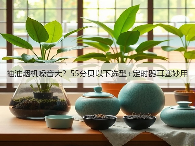 抽油烟机噪音大?55分贝以下选型+定时器耳塞妙用(图1) 抽油烟机噪音大?55分贝以下选型+定时器耳塞妙用(图1)