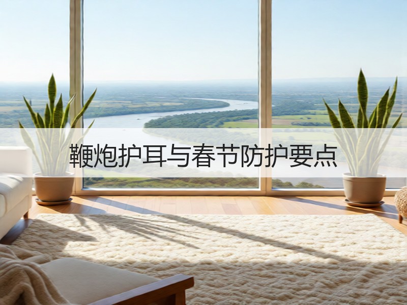 鞭炮护耳与春节防护要点