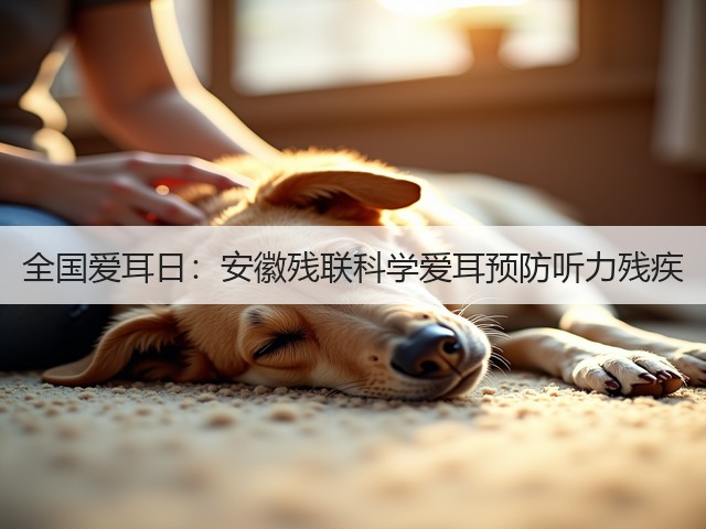 全国爱耳日：安徽残联科学爱耳预防听力残疾(图1)