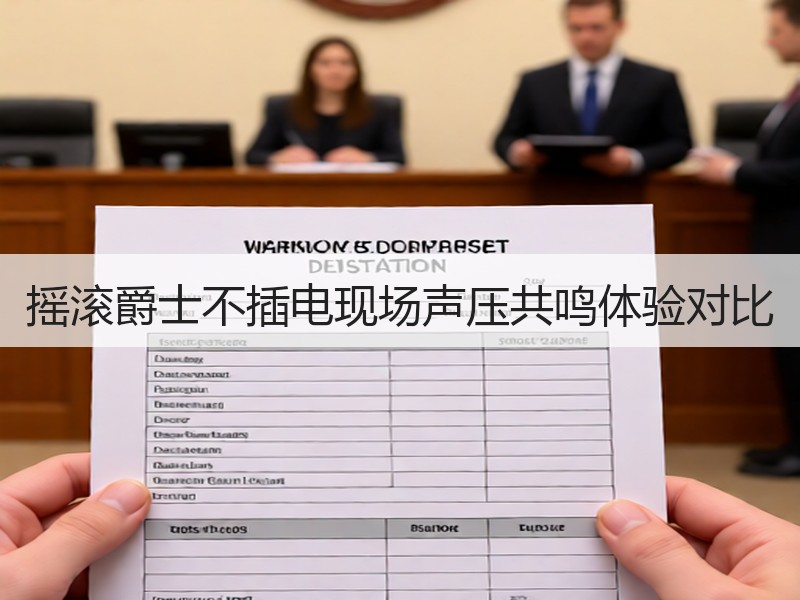 摇滚爵士不插电现场声压共鸣体验对比