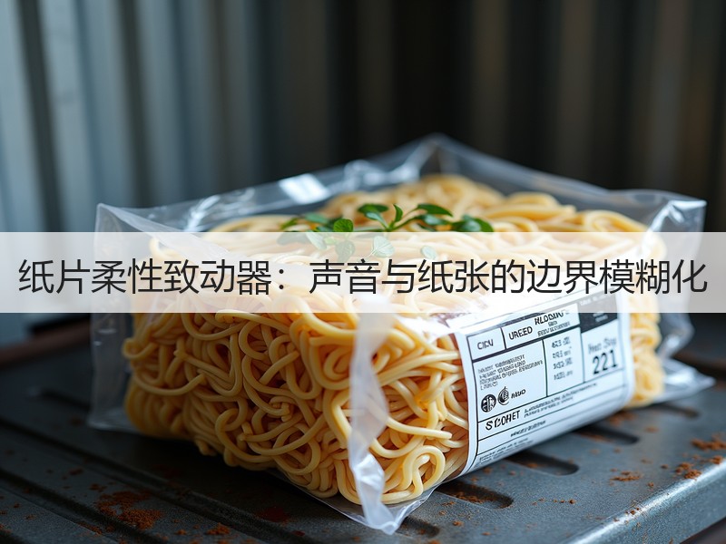 纸片柔性致动器：声音与纸张的边界模糊化
