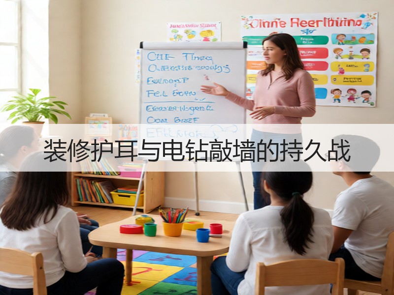 装修护耳与电钻敲墙的持久战