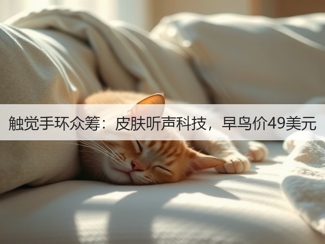 触觉手环众筹:皮肤听声科技,早鸟价49美元(图3) 触觉手环众筹:皮肤听声科技,早鸟价49美元(图3)