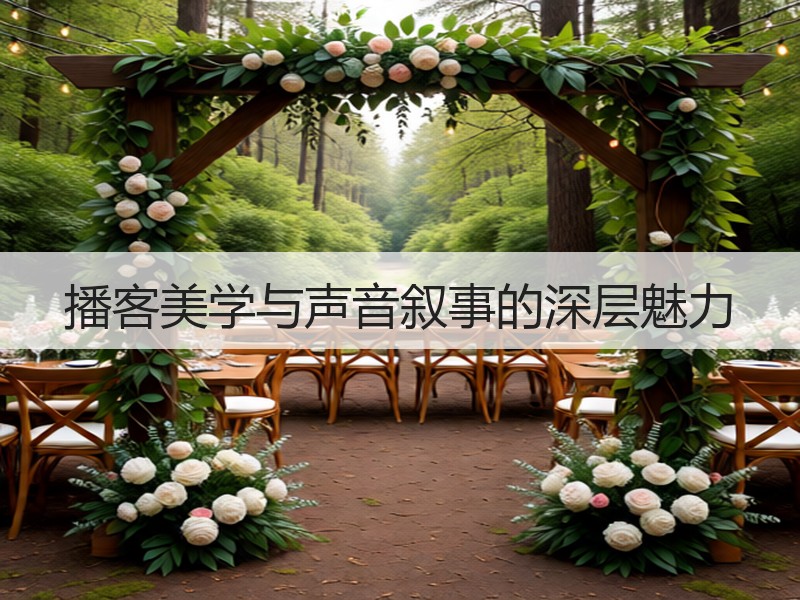 播客美学与声音叙事的深层魅力