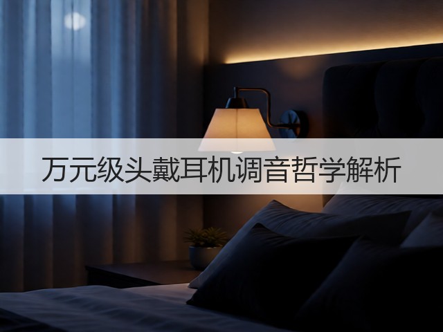 万元级头戴耳机调音哲学解析(图2) 万元级头戴耳机调音哲学解析(图2)