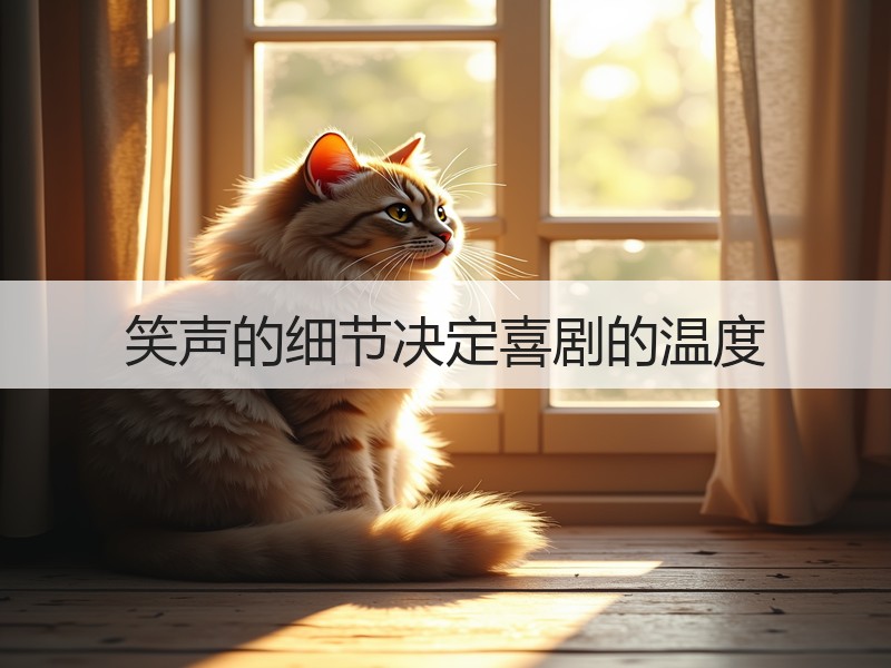 笑声的细节决定喜剧的温度