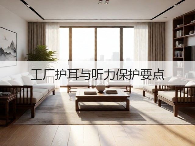 工厂护耳与听力保护要点(图3)