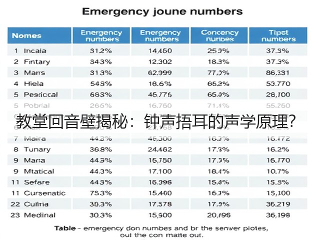 教堂回音壁揭秘:钟声捂耳的声学原理?(图2) 教堂回音壁揭秘:钟声捂耳的声学原理?(图2)
