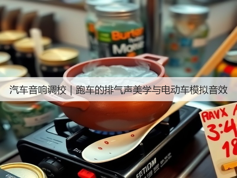 汽车音响调校｜跑车的排气声美学与电动车模拟音效