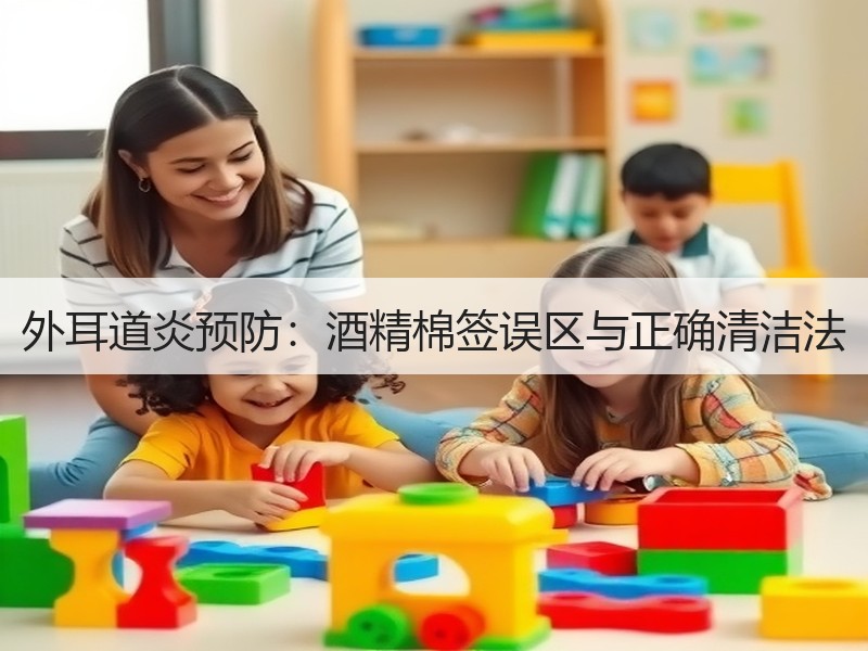 外耳道炎预防：酒精棉签误区与正确清洁法