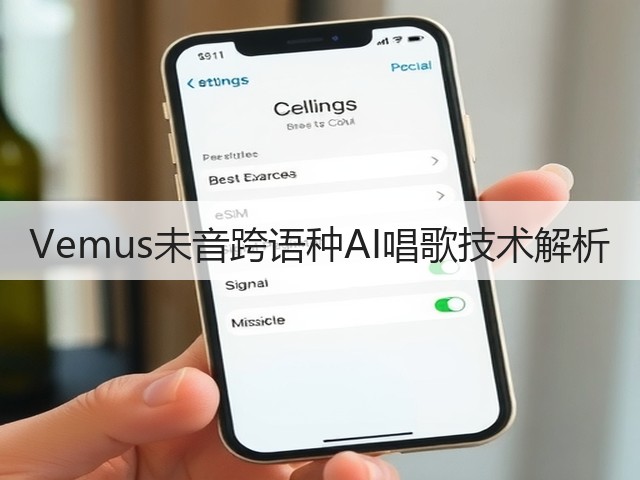 Vemus未音跨语种AI唱歌技术解析(图3) Vemus未音跨语种AI唱歌技术解析(图3)